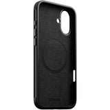 iPhone 16 Plus Nomad Modern Leather Case - MagSafe Compatible - Black