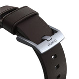 Nomad Apple Watch (42/44/SE/45/46/49mm) Active Band Pro Strap - Classic Brown / Silver Hardware