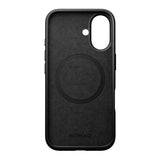 iPhone 16 Nomad Modern Leather Case - MagSafe Compatible - Black