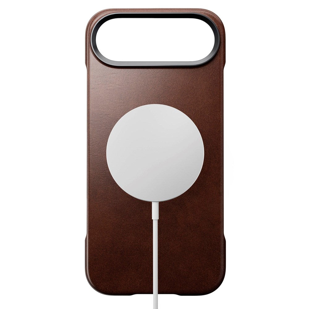 Nomad iPhone Air Traditional Horween Leather Case - MagSafe Compatible - Rustic Brown