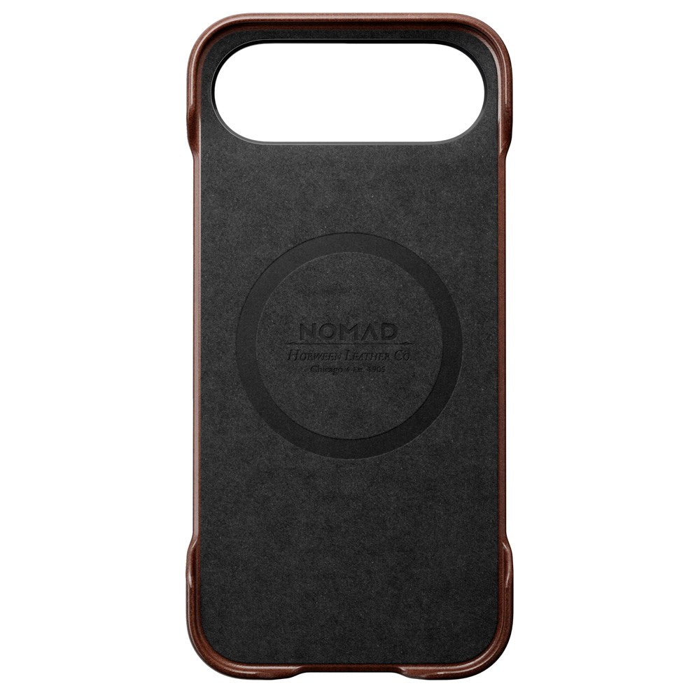 Nomad iPhone Air Traditional Horween Leather Case - MagSafe Compatible - Rustic Brown