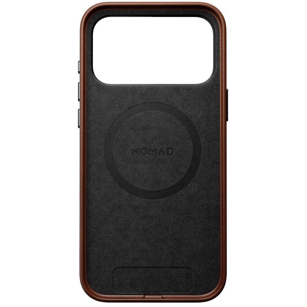 Nomad iPhone 17 Pro Max Traditional Leather Case - MagSafe Compatible - Brown