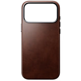 Nomad iPhone 17 Pro Max Traditional Horween Leather Case - MagSafe Compatible - Rustic Brown