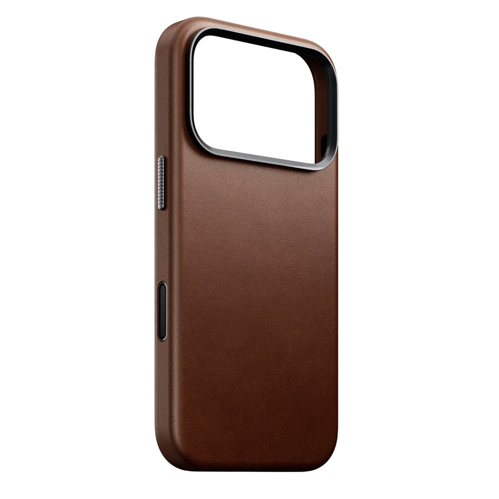 Nomad iPhone 17 Pro Traditional Leather Case - MagSafe Compatible - Brown