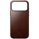 Nomad iPhone 17 Pro Max Modern Horween Leather Case - MagSafe Compatible - Rustic Brown