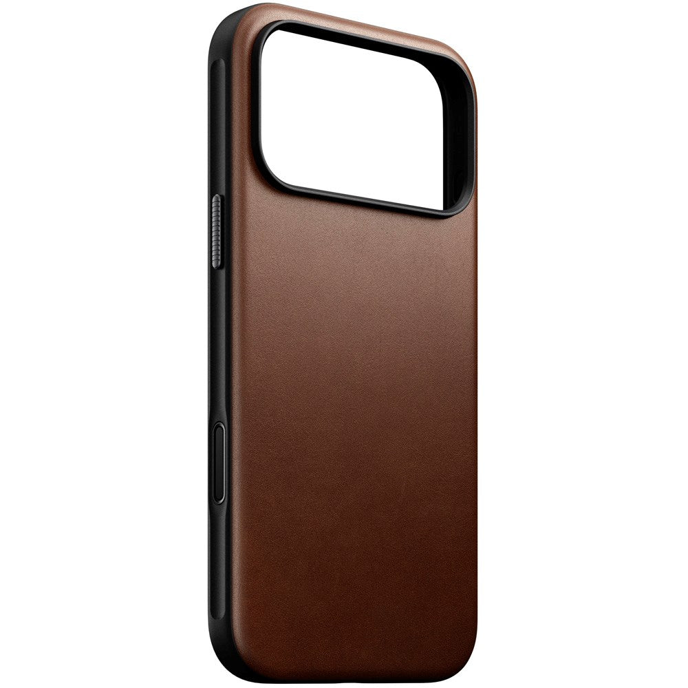 Nomad iPhone 17 Pro Max Modern Leather Case - MagSafe Compatible - Brown