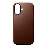 Nomad iPhone 17 Modern Leather Case - MagSafe Compatible - Brown