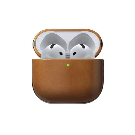 AirPods (4. Gen.) Nomad Modern Leather Case - Light Brown