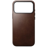 iPhone 18 Pro Nomad Traditional Horween Leather Case - MagSafe Compatible - Rustic Brown