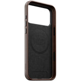 iPhone 18 Pro Max Nomad Traditional Horween Leather Case - MagSafe Compatible - Rustic Brown