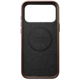 iPhone 18 Pro Max Nomad Traditional Horween Leather Case - MagSafe Compatible - Rustic Brown