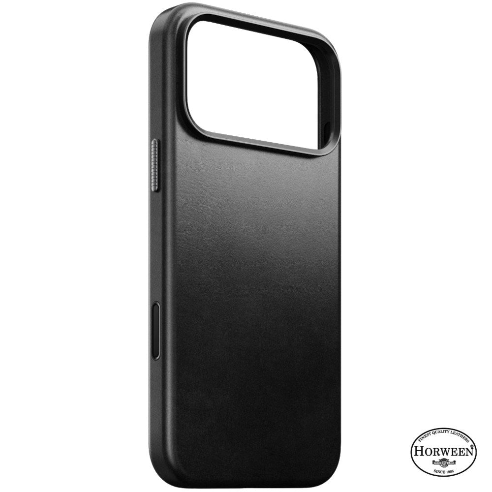 iPhone 18 Pro Nomad Traditional Horween Leather Case - MagSafe Compatible - Black