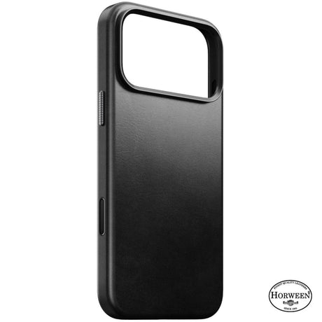 iPhone 18 Pro / 17 Pro Nomad Traditional Horween Leather Case - MagSafe Compatible - Black