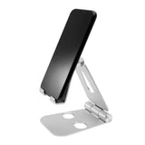 Fixed Frame Universal Aluminum Mobile Phone Holder - Silver