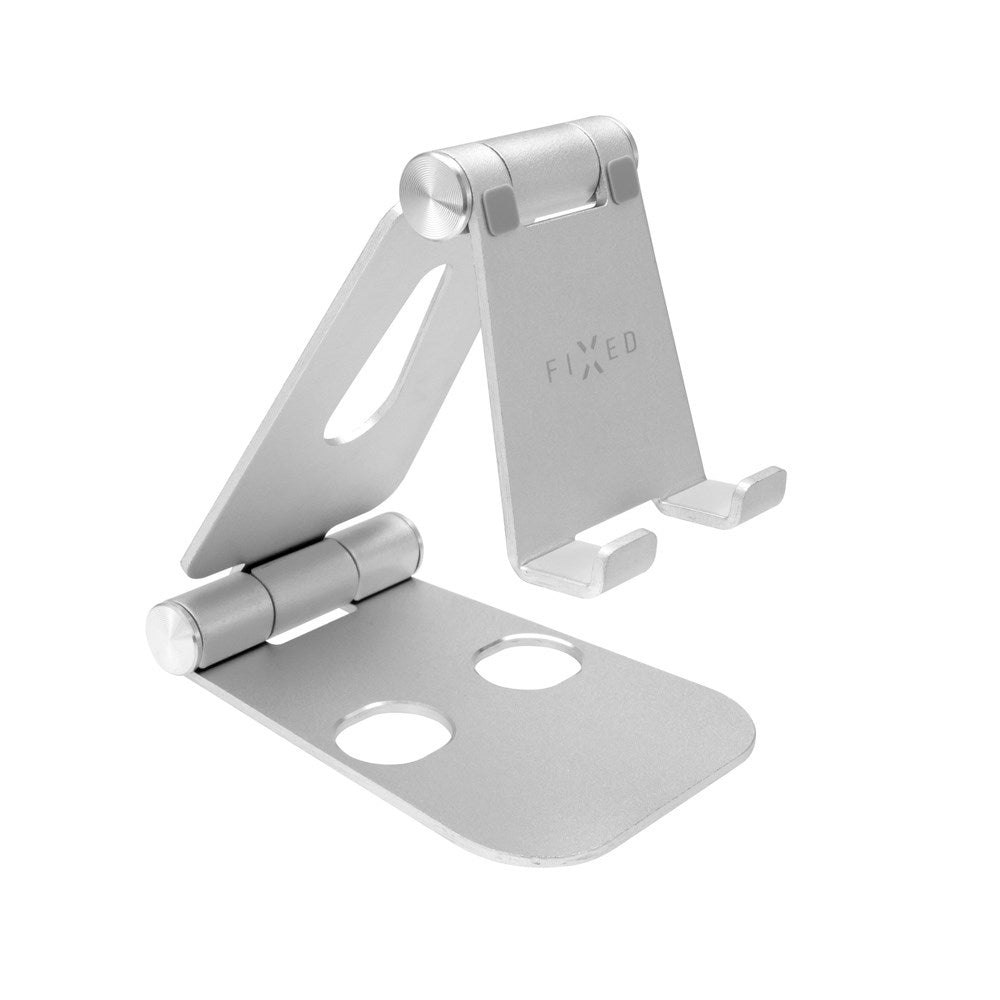 Fixed Frame Universal Aluminum Mobile Phone Holder - Silver