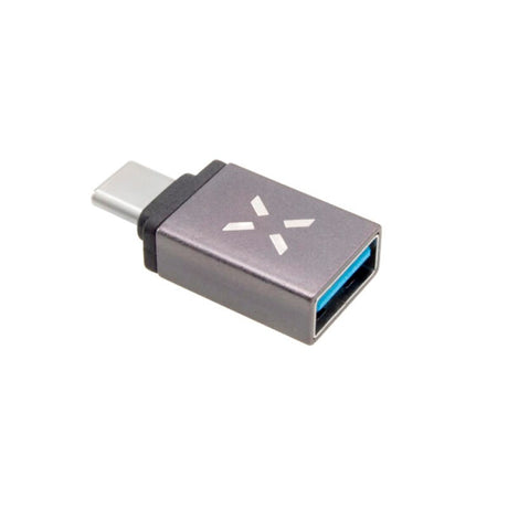 Fixed Link USB-C to USB-A Adapter - Grey