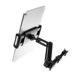 Fixed Passenger 2 Tablet Holder for the Car's Headrest - Max Size: 125-205mm - Black