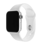 Fixed Apple Watch (42/44/SE/45/46/49mm) Silicone Strap Set - White