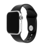 Fixed Apple Watch (42 / 44 / 45 / SE / 49mm) Silicone Strap Set - Black