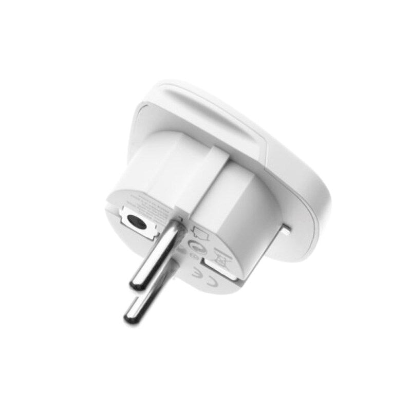 Fixed EU Travel Adapter - White