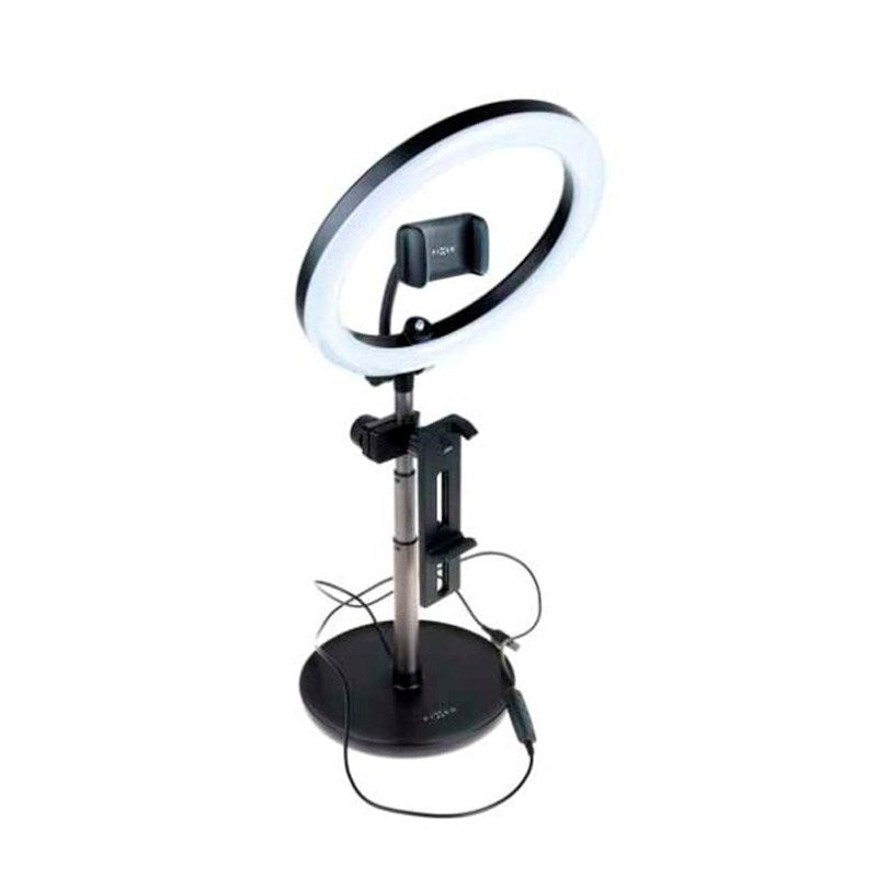 Fixed Universal LED Ring Light Holder - Black