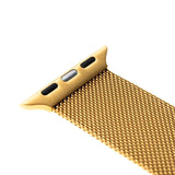 Apple Watch (38 / 40 / SE / 41 / 42mm) Fixed Mesh Metal Strap - Gold