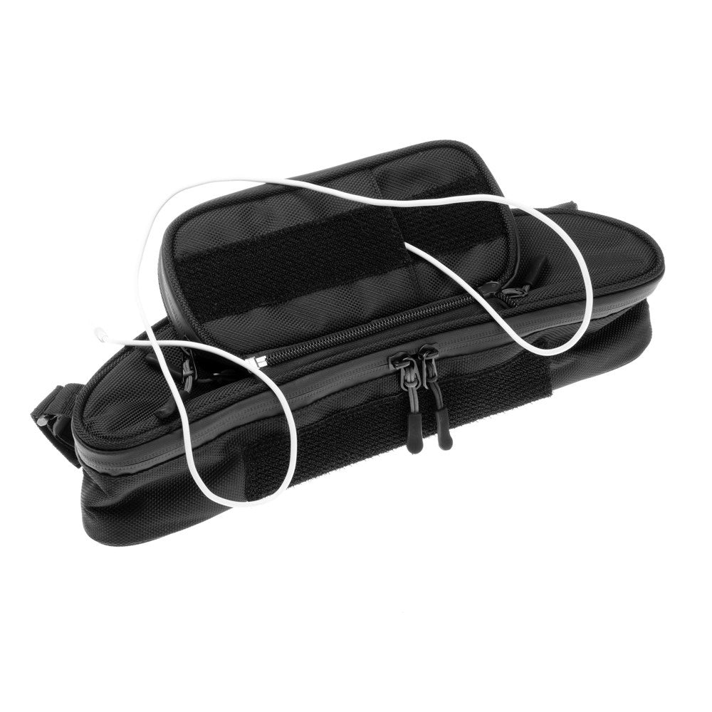 Fixed Protective Mobile Bag for Bicycle and Motorcycle Handlebars - Max Mobile: 175 x 85mm - Black