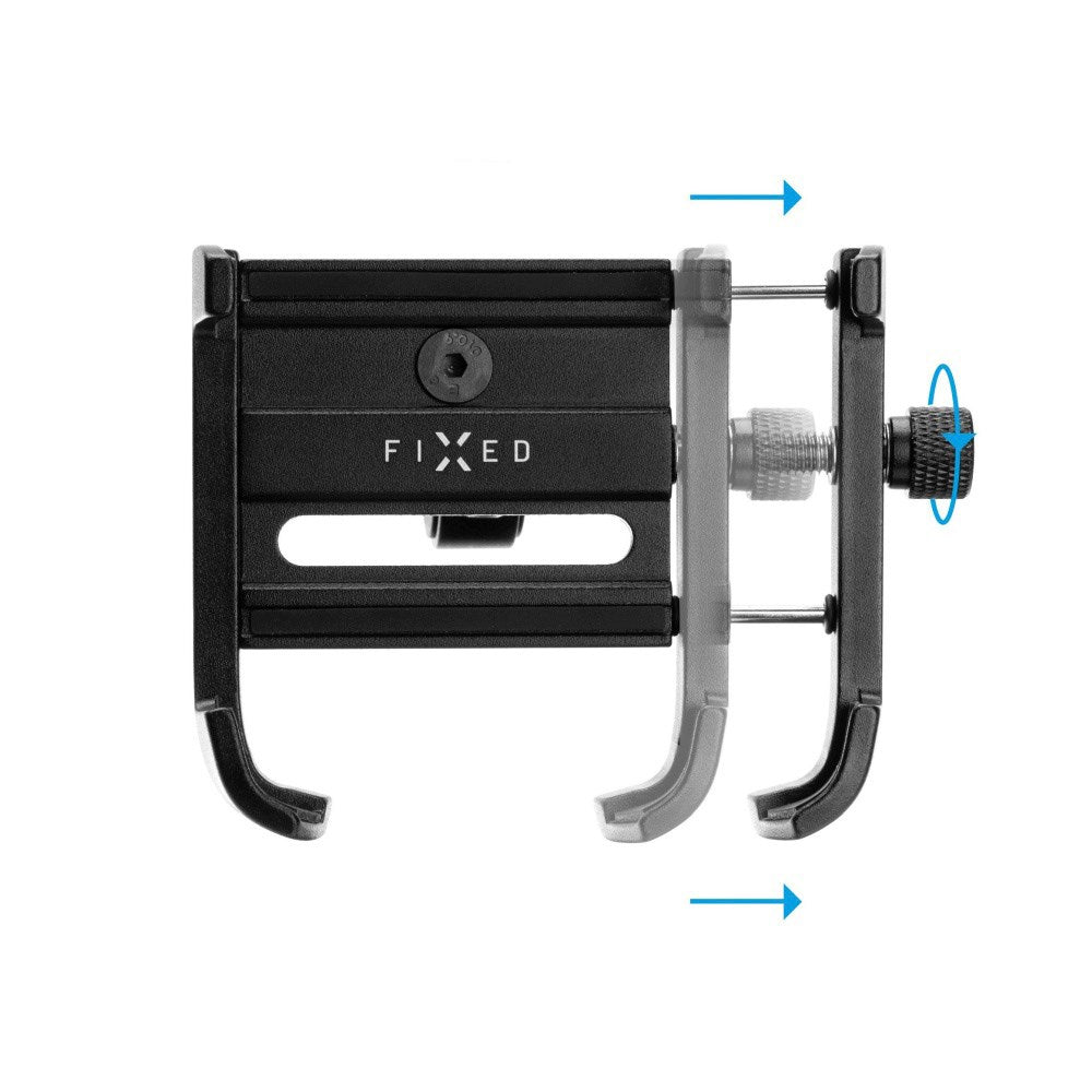 Fixed Bikee ALU 2 Mobile Holder for Bicycle / Motorcycle Handlebars - Max Mobile Width: 54-100 mm - Black