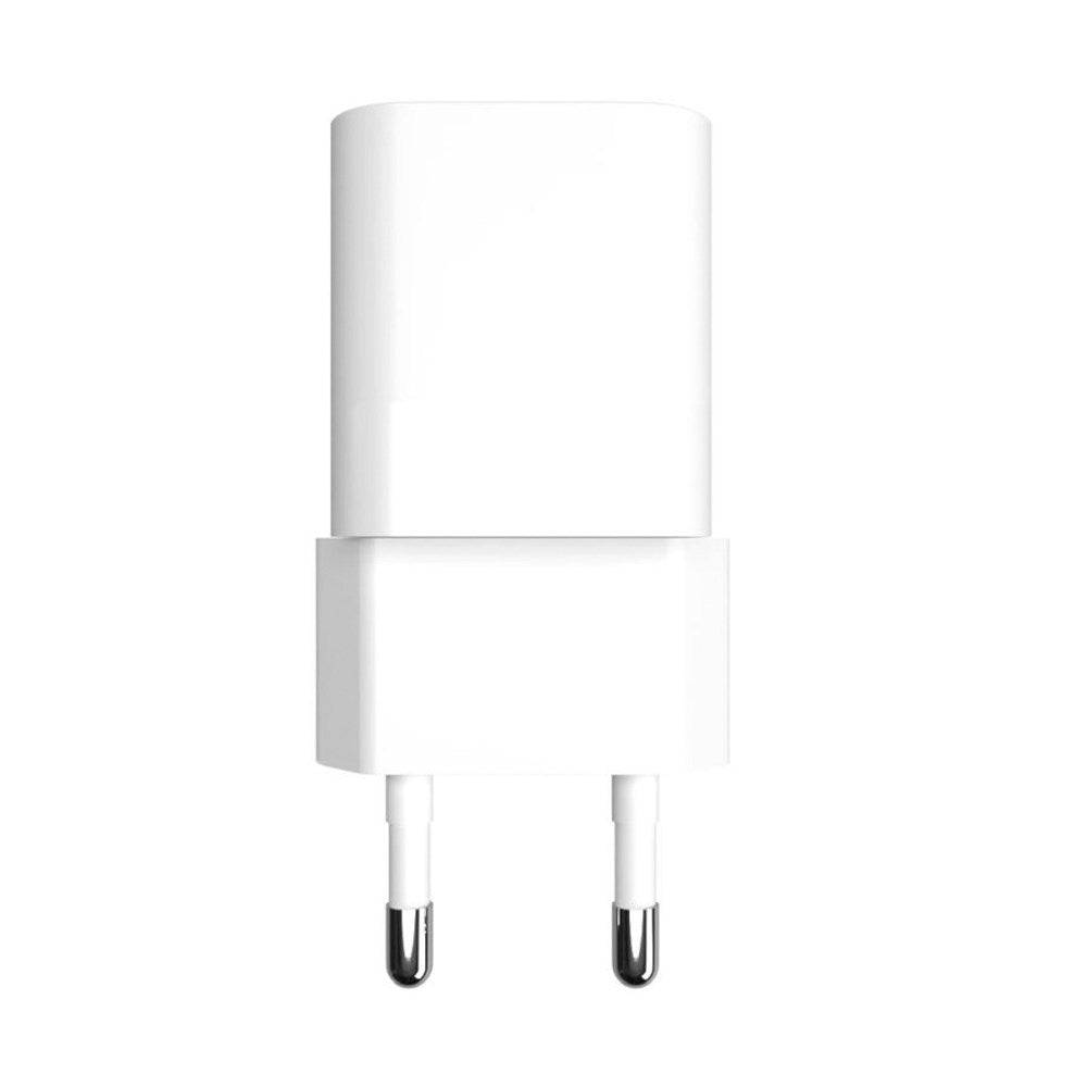 Fixed 25W PD USB-C Fast Wall Charger - White