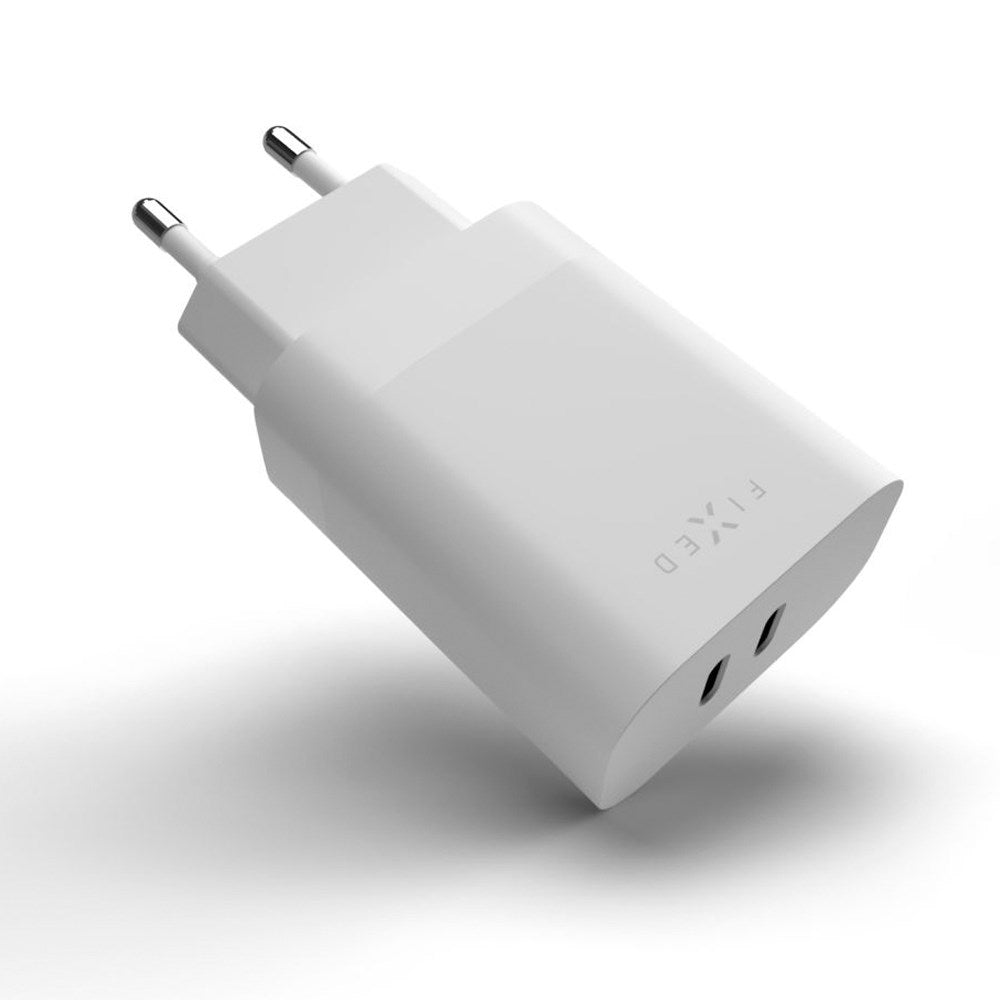 Fixed 35W PD USB-C Fast Wall Charger - White