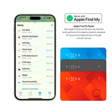 Fixed Tag Card - Bluetooth GPS Tracker - Apple Find My Compatible - Black