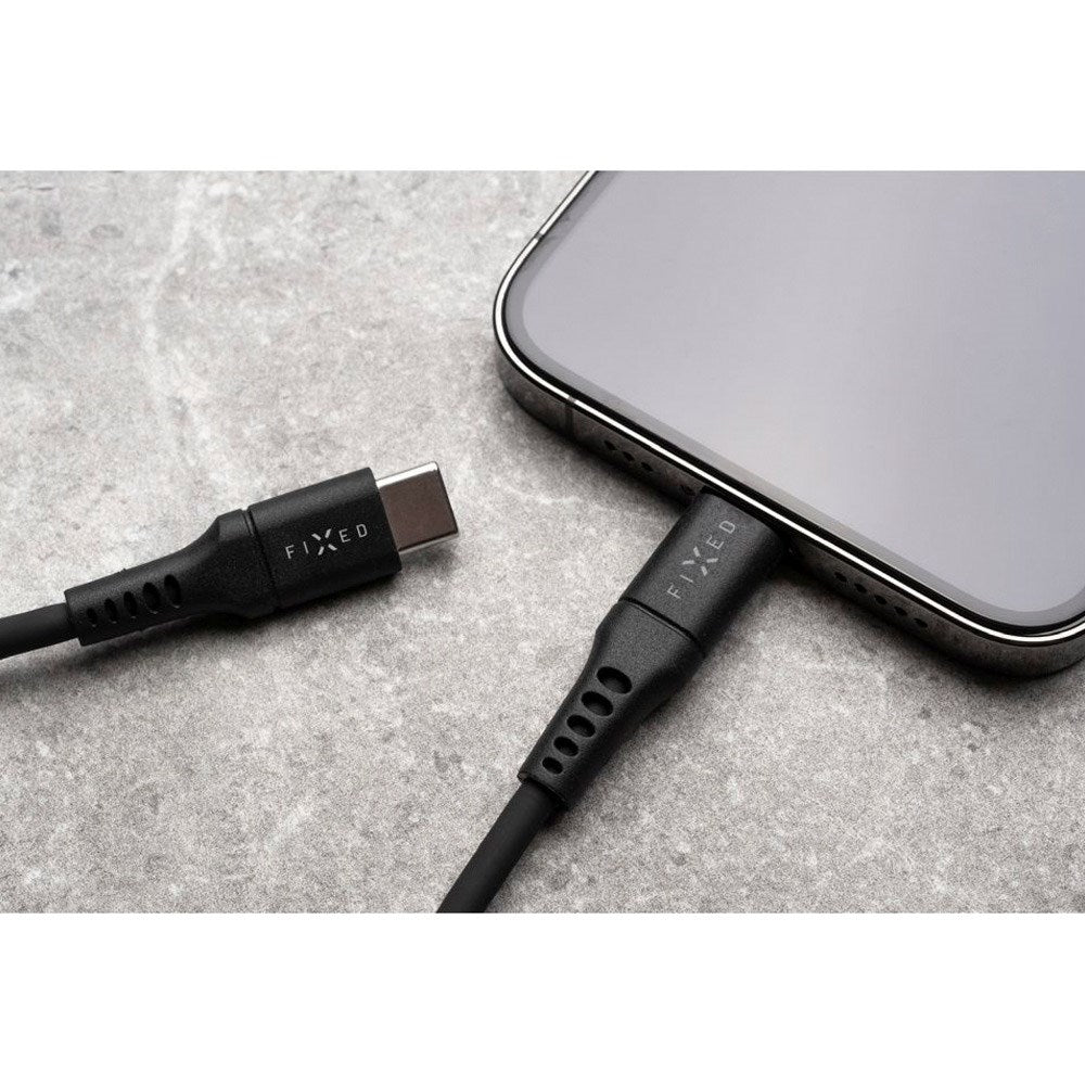 Fixed Liquid USB-C to USB-C Cable 60W - 1.2m - Black