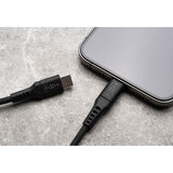 Fixed Liquid USB-C to Lightning Cable 60W - 0.5m - Black