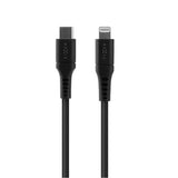 Fixed Liquid USB-C to Lightning Cable 60W - 2m - Black