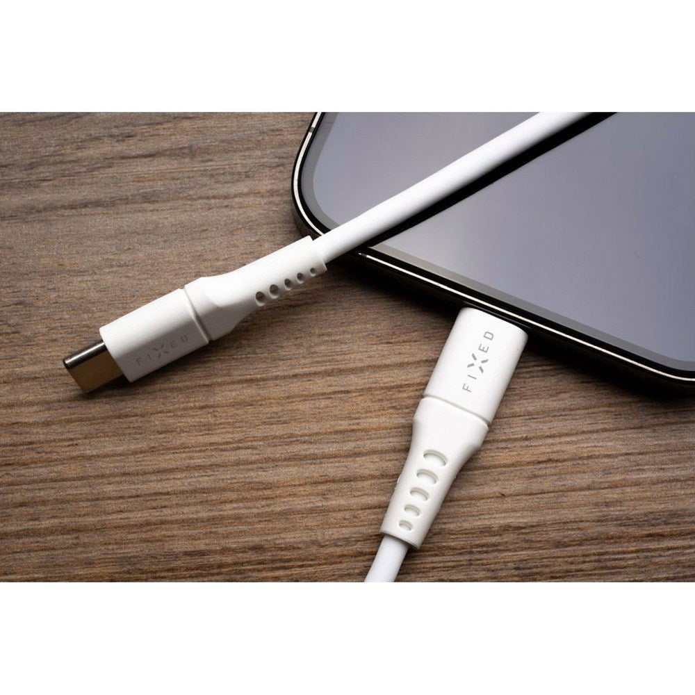 Fixed Liquid USB-C to Lightning Cable 60W - 2m - White