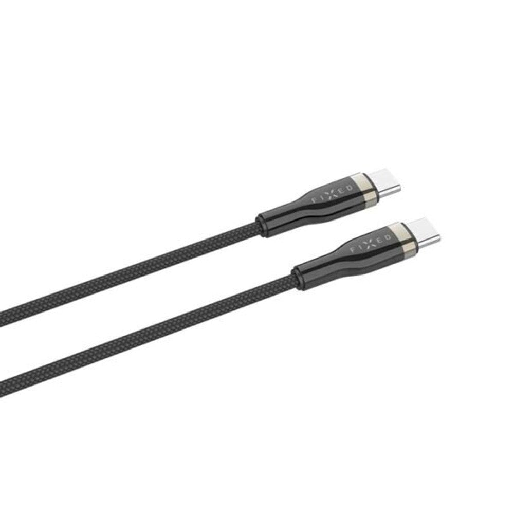 Fixed Metal USB-C to USB-C PD Cable 100W - 1.2m - Black