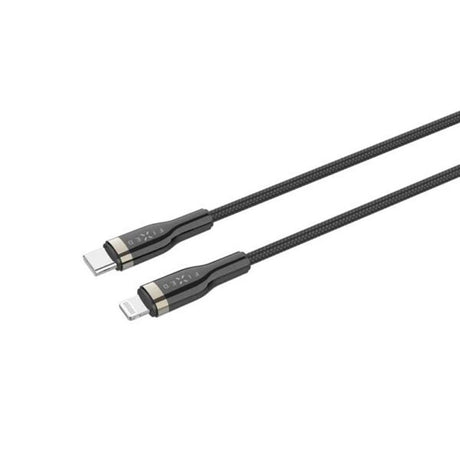 Fixed Metal USB-C to Lightning MFi PD Cable 60W - 1.2m - Black