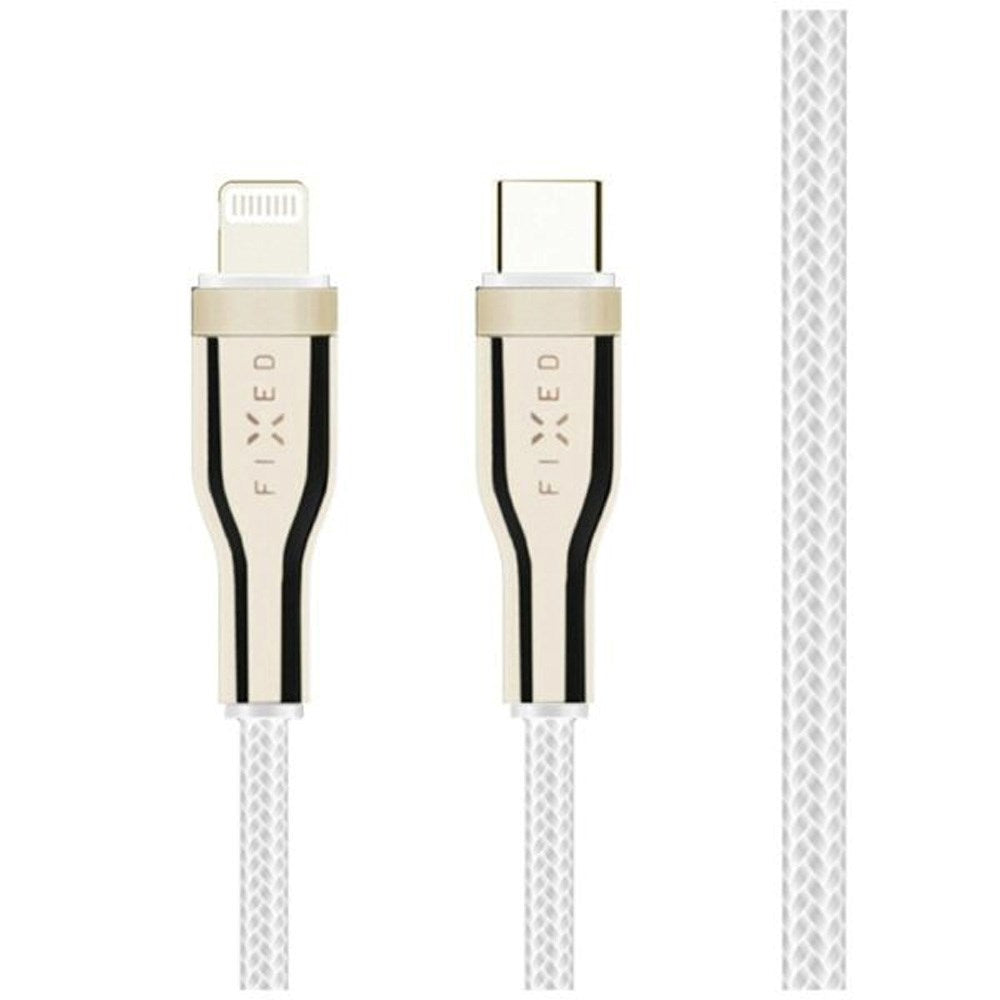 Fixed Metal USB-C to Lightning MFi PD Cable 60W - 1.2m - White