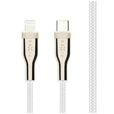 Fixed Metal USB-C to Lightning MFi PD Cable 60W - 2m - White