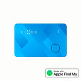 Fixed Tag Card - Bluetooth GPS Tracker - Apple Find My Compatible - Blue