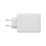 Fixed GaN 100W Wall Charger with 3x USB-C / 1x USB-A - White