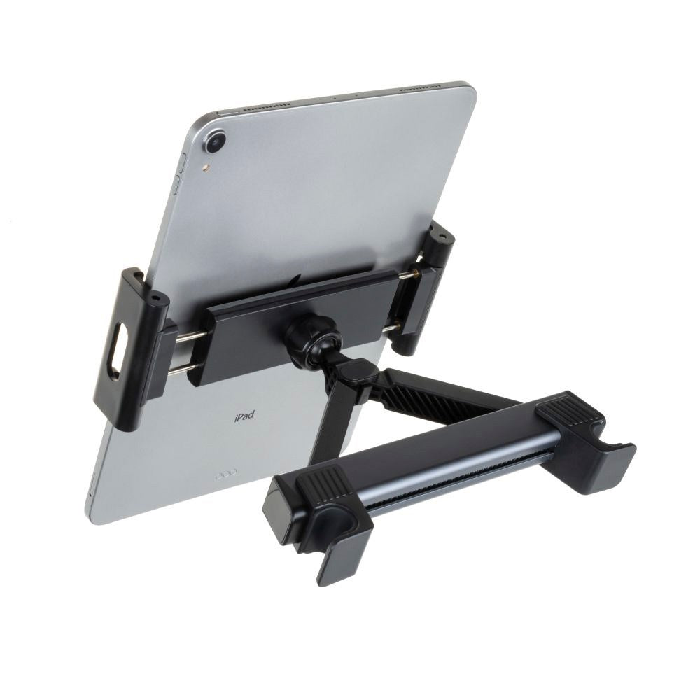 Fixed Passenger Max Tablet Holder for the Car's Headrest - Max Size: 140-255mm - Black