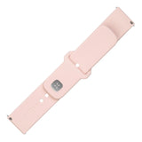 Fixed Universal Smartwatch Sporty Silicone Strap (20mm) - Pink