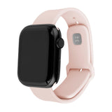 Fixed Apple Watch (42/44/SE/45/46/49mm) Sporty Silicone Strap Set - Pink