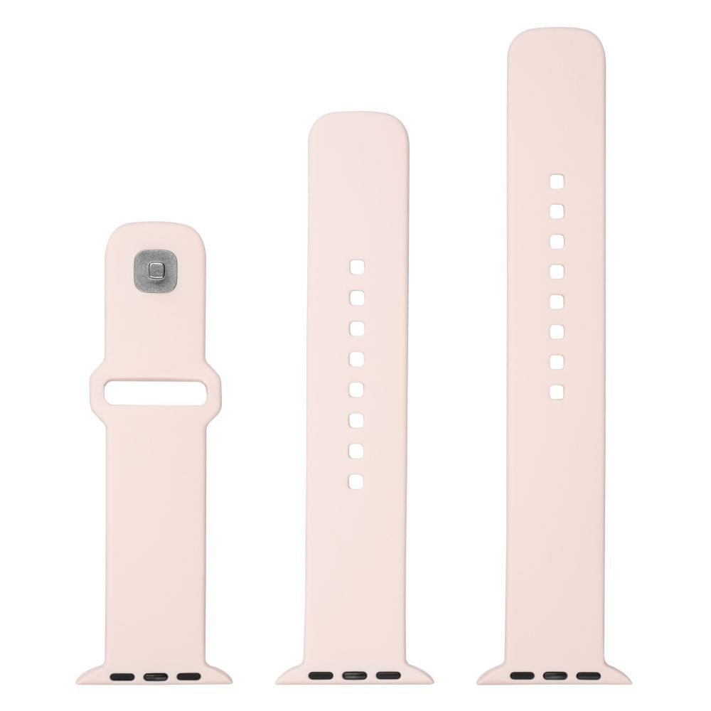 Fixed Apple Watch (38/40/SE/41/42mm) Sporty Silicone Strap Set - Pink