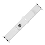 Fixed Apple Watch (38/40/SE/41/42mm) Sporty Silicone Strap Set - White