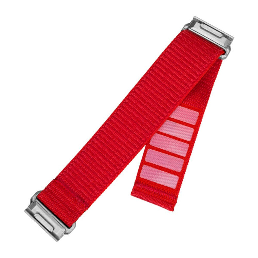 Universal Garmin Smartwatch (26mm QuickFit) Fixed Nylon Strap - Red