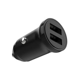Fixed Mini Car Charger 2x USB-A 15W - Black
