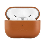 Fixed AirPods Pro (2. gen) Genuine Leather Case - Brown