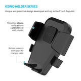 Fixed Iconiq XXL (Max. Mobile Width: 5.3 - 8.3 cm) Dashboard / Windshield Phone Holder - Black